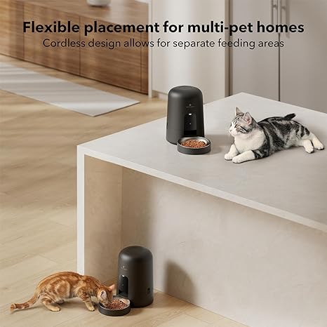 PETLIBRO AUTOMATIC CAT FOOD DISPENSES 4 PETLIBRO AUTOMATIC CAT FOOD DISPENSES